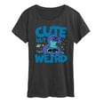 thumbnail image 1 of Lilo & Stitch - Cute but Weird - Women's Short Sleeve Graphic T-Shirt, 1 of 4