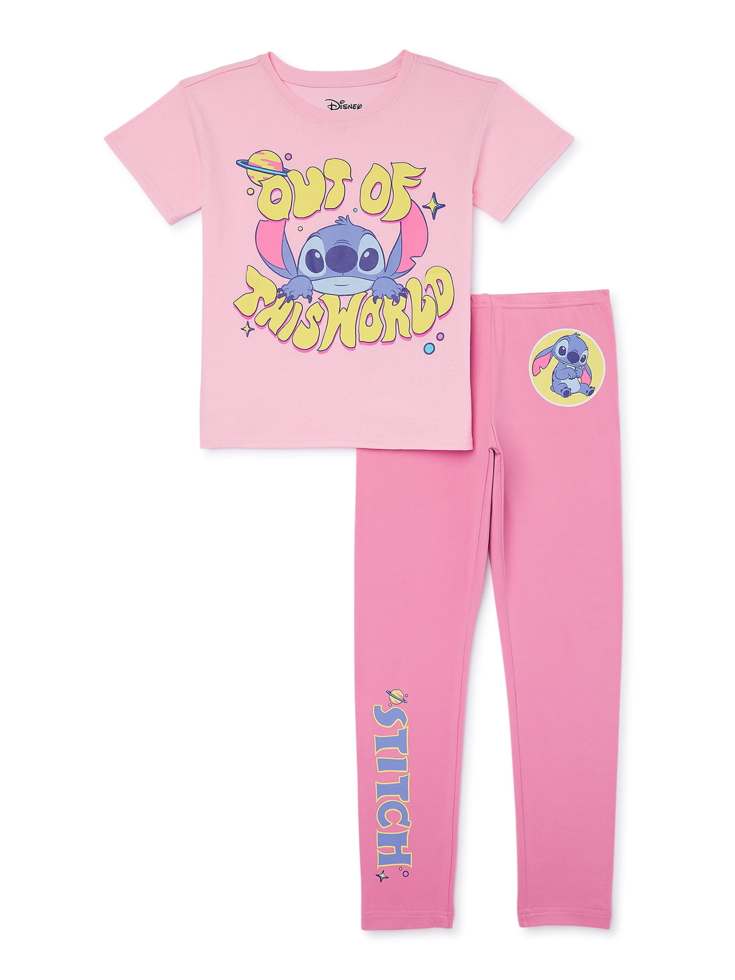 Disney - Ensemble ​​T-shirt legging bébé fille Imprimé Lilo Et