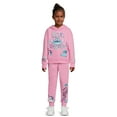 thumbnail image 1 of Lilo and Stitch Girls Graphic Hoodie and Jogger Outfit Set, 2-Piece, Sizes 4-16, 1 of 5