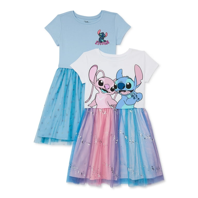 Lilo and Stitch Girls Tutu Dress, 2-Pack, Sizes 4-16 - Walmart.com