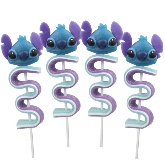 Galerie Lilo and Stitch Gummy Skewers, Birthday Party Candy, pack of 4, 4.92 Ounces Total