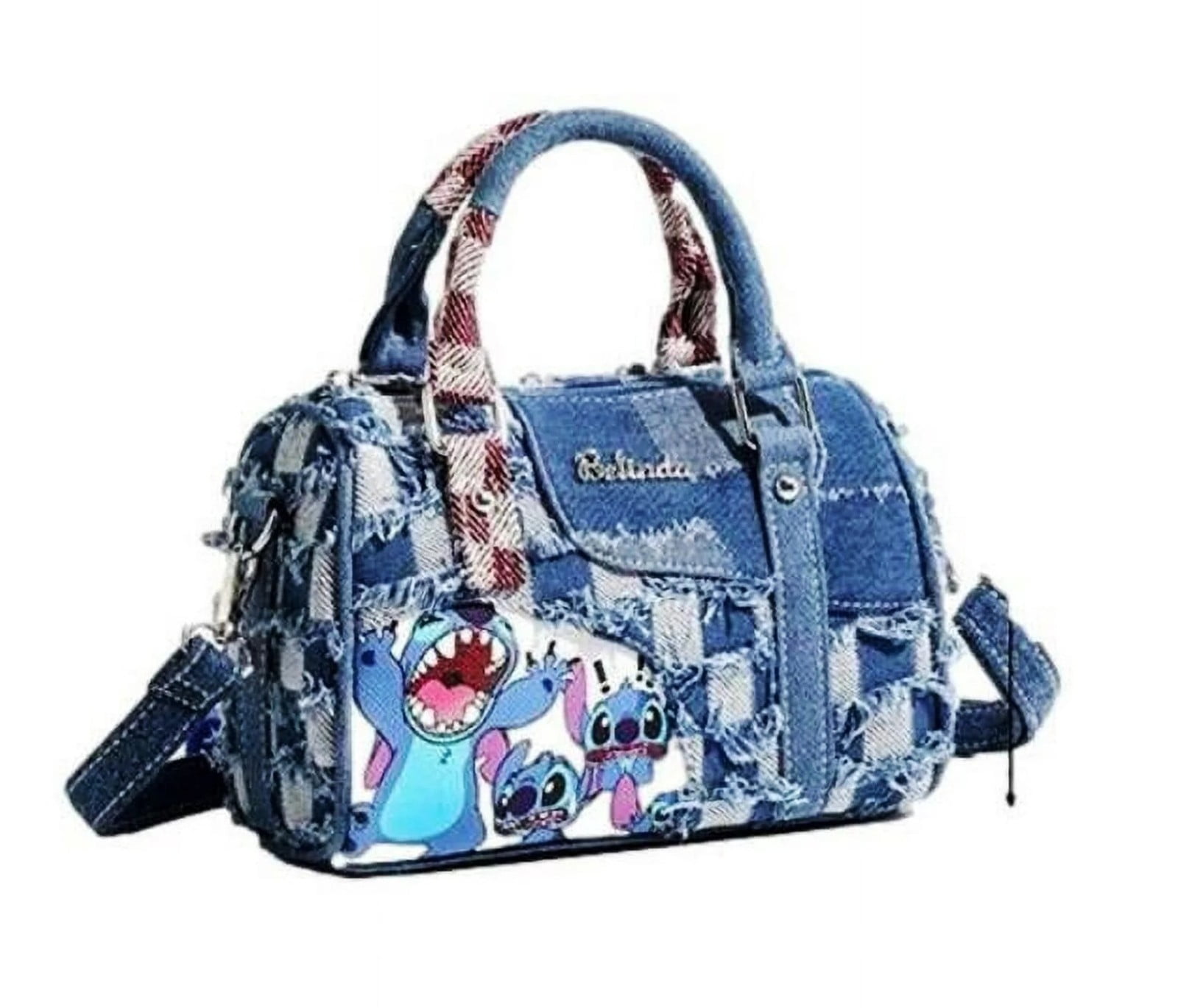 MAINSTREET CLASSICS Stitch Handbag Stitch Character Denim Purse Shoulder Bag