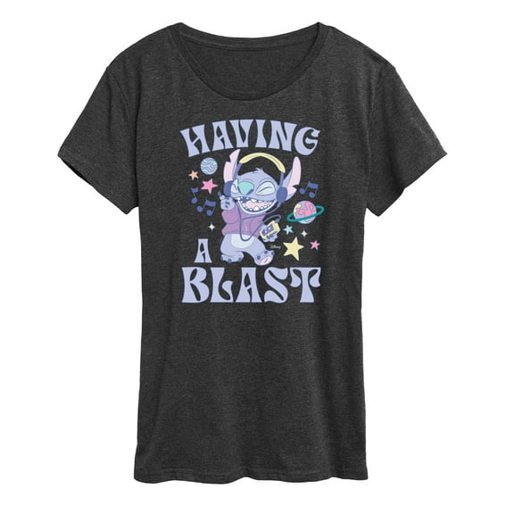Lilo and Stitch - Having A Blast - Women's Short Sleeve Graphic T-Shirt