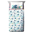 thumbnail image 1 of Lilo and Stitch Island Vibes Kids 3 Piece Pink Bed Sheet Set, Twin, 1 of 11