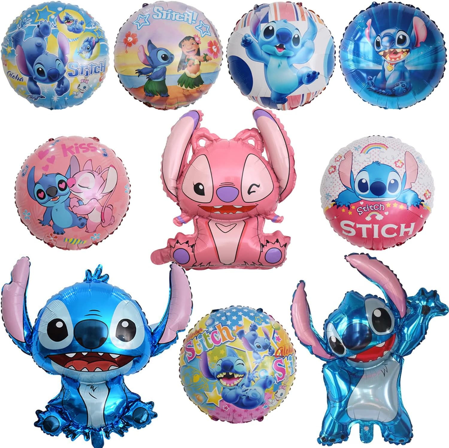 Lilo and Stitch Helium Foil Balloons: Kids' Birthday Party Decoration ...