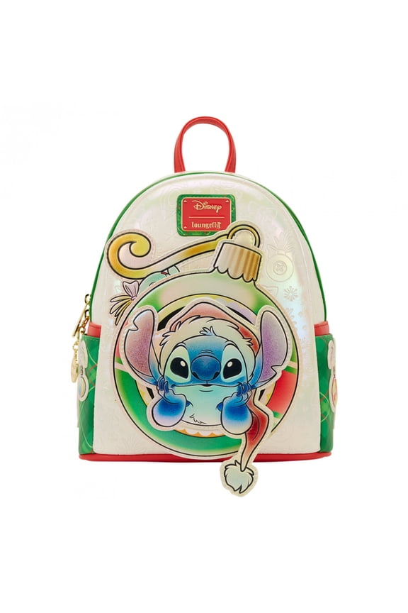 Lilo  and  Stitch Holiday Mini Backpack By Loungefly