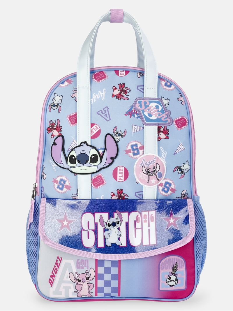 ?Girls Teens Women Blue Stitch Disney Stitch Double Straps Daypack Backpack Amazon.com: Disney Stitch Backpack Women Teenager Girls Bag  main image 4