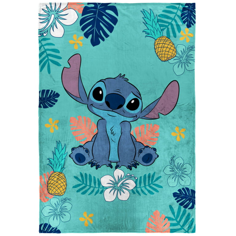 Custom Name Disney Stitch Blanket, Lilo And Stitch Gifts - Bring