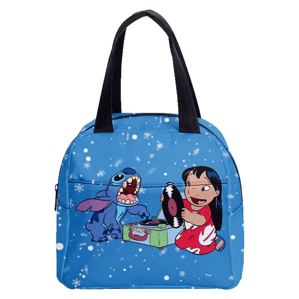 Lilo and Stitch Lunch Bag Large Lunch Box Reusable Lunch Tote Bag for Kids