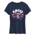 thumbnail image 1 of Lilo & Stitch - Mixed Dimension Angel - Women's Short Sleeve Graphic T-Shirt, 1 of 4
