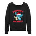 thumbnail image 1 of Lilo and Stitch - Naughty Or Nice - Women's Lightweight French Terry Pullover, 1 of 5