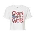 thumbnail image 1 of Lilo & Stitch - Ohana Means Family - Junior's Cropped Tee, 1 of 4