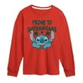thumbnail image 1 of Lilo and Stitch - Prone To Shenanigans - Boys Youth Long Sleeve Graphic T-shirt, 1 of 4
