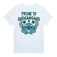 thumbnail image 1 of Lilo and Stitch - Prone To Shenanigans - Boys Youth Short Sleeve Graphic T-shirt, 1 of 4