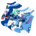 thumbnail image 1 of Lilo & Stitch 891675 Rainbows & Flowers Womens Ankle Socks - 6 Pair, 1 of 7