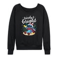 thumbnail image 1 of Lilo and Stitch - Sandy And Bright - Women's Lightweight French Terry Pullover, 1 of 5