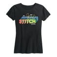thumbnail image 1 of Lilo & Stitch - Stitch 90S Pattern - Women's Short Sleeve Graphic T-Shirt, 1 of 4