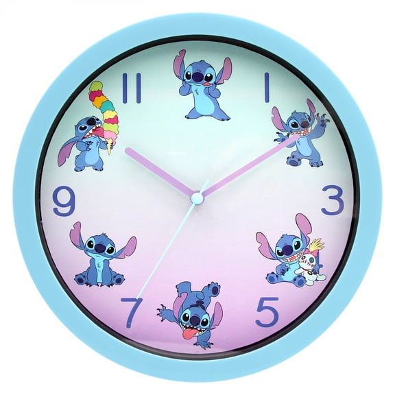 Lilo and Stitch Time for Posing 10 Analog Wall Clock