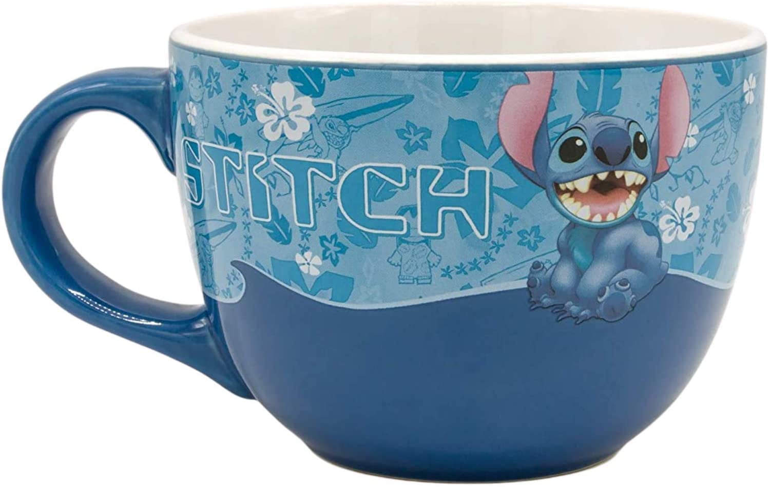 Silver Buffalo Disney Lilo & Stitch 3D Ceramic Coffee Mug | Holds 15 Ounces