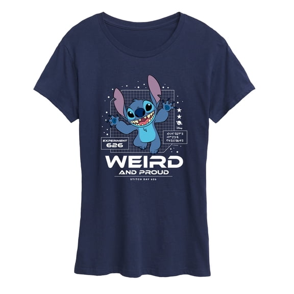 Lilo and Stitch - Weird And Proud Stitch - Women's Short Sleeve Graphic T-Shirt