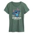 thumbnail image 1 of Lilo and Stitch - Weird And Proud Stitch - Women's Short Sleeve Graphic T-Shirt, 1 of 4