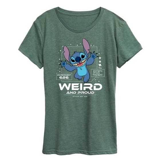 Lilo and Stitch - Weird And Proud Stitch - Women's Short Sleeve Graphic T-Shirt