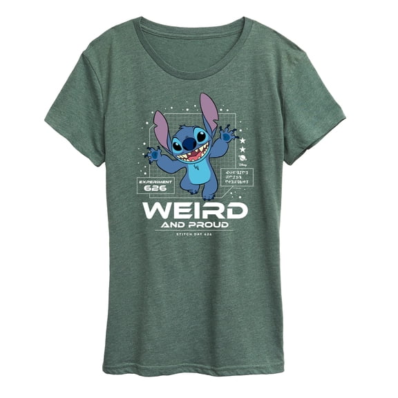 Lilo and Stitch - Weird And Proud Stitch - Women's Short Sleeve Graphic T-Shirt