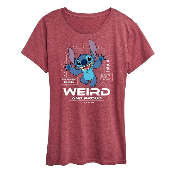 Lilo and Stitch - Weird And Proud Stitch - Women's Short Sleeve Graphic T-Shirt