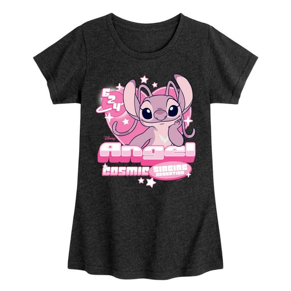 Lilo & Stitch - Y2K Angel - Toddler & Youth Girls Fitted Short Sleeve Graphic T-Shirt