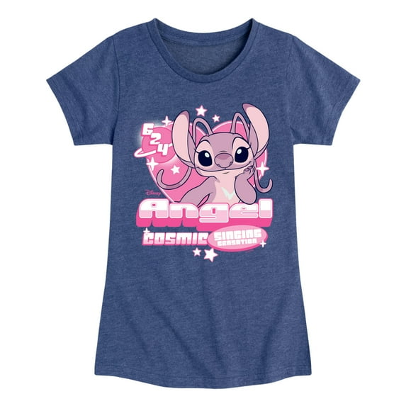 Lilo & Stitch - Y2K Angel - Toddler & Youth Girls Fitted Short Sleeve Graphic T-Shirt