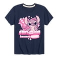 thumbnail image 1 of Lilo & Stitch - Y2K Angel - Toddler & Youth Short Sleeve Graphic T-Shirt, 1 of 4