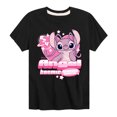 thumbnail image 1 of Lilo & Stitch - Y2K Angel - Toddler & Youth Short Sleeve Graphic T-Shirt, 1 of 4