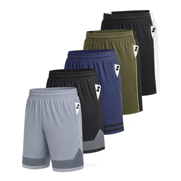 Liloak Mens Shorts Multi Pack 9 Inch Inseamļ¼Basketball Shorts Multipackļ¼Sports Shorts With Pockets