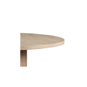 Lilola Home 59 Rectangle Pedestal Dining Table, Oak
