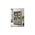 thumbnail image 1 of Nyla 47"W Gray Oak Wood Bookcase Shelf with Cabinet Doors, 1 of 4