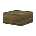thumbnail image 1 of Lilola Home Travon 31.5"W Oak Finish Square Coffee Table with 2 Drawers, 1 of 5