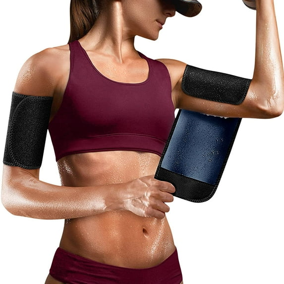 Lilvigor Arm Trimmers for Women Pair Arms Sweating Slimmer Upper Arms Shaper Trainer Adjustable Sauna Bands for Daily Workout
