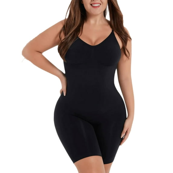 Lilvigor Backless Shapewear for Women Tummy Control Bodysuit Seamless Full Body Shaper Sleeveless Jumpsuits Tank Tops