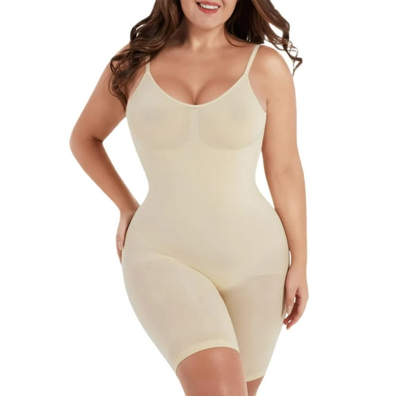 Lilvigor Backless Shapewear for Women Tummy Control Bodysuit Seamless Full Body Shaper Sleeveless Jumpsuits Tank Tops