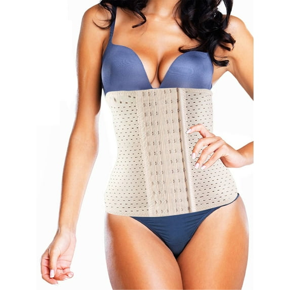 Lilvigor Corset Waist Trainer Body Shaper Shapewear for Women, Tummy Control Waist Cincher Trimmer Girdle for Postpartum Gym Workout