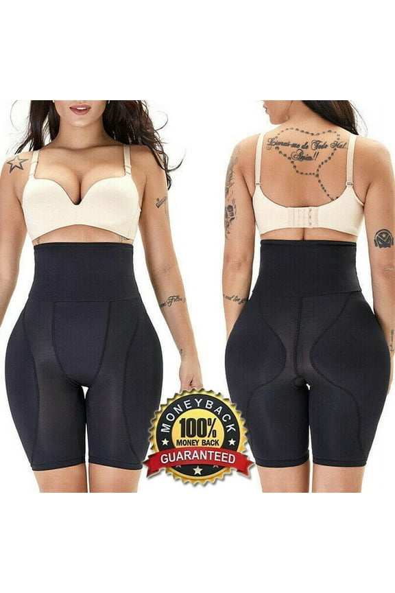 Lilvigor High Waist Butt Lifter Shapewear Panty, Black