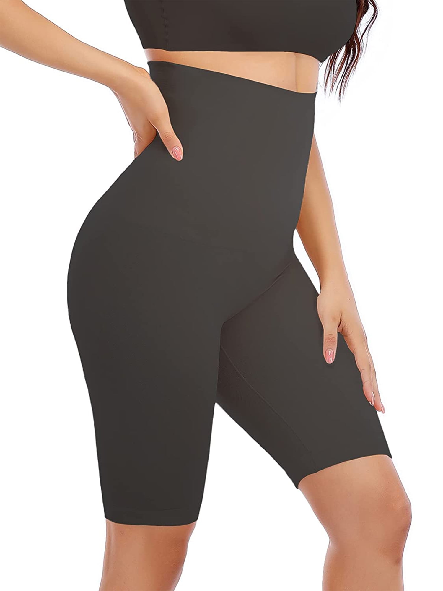 Lilvigor High Waist Women Shaper Thigh Slimmer Tummy Control Shapewear Butt  Lifting Seamless Shorts Plus Size 