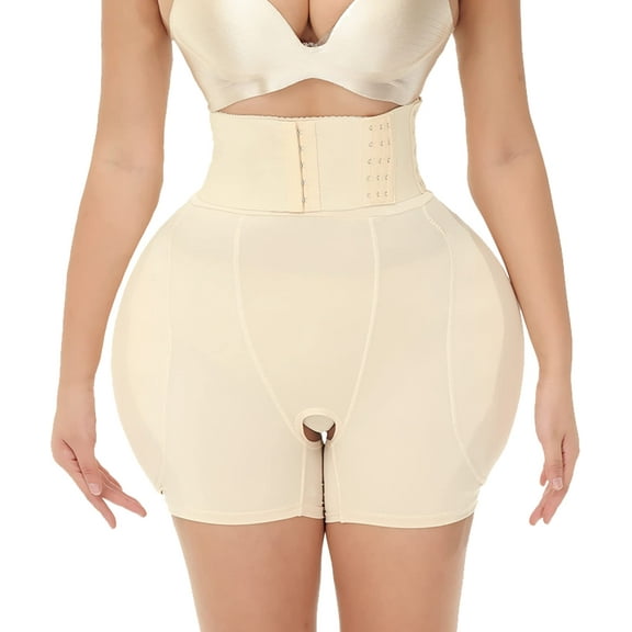 Lilvigor Hip Pads for Women Shapewear with Wrap Belt Hip Dip Pads Hip Padded Enhancer Butt Lifter Tummy Control Panties for Daily