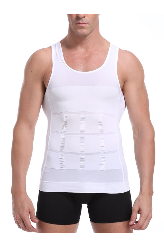 Men's Body Shaper Slimming Shirt Tummy Vest durable Thermal Compression Base Layer Slim Muscle Tank Top Shapewear