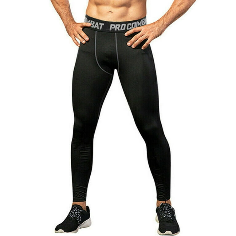 Lilvigor Men s Compression Pants Athletic Workout Running Tights Base Layers Gym Sport Cycle Yoga Basketball