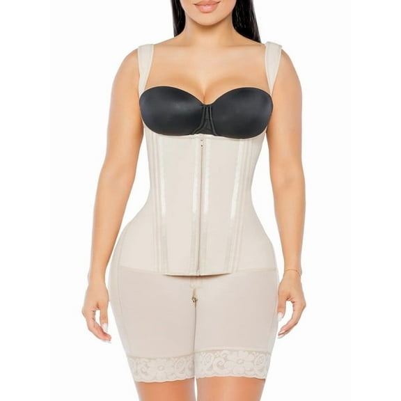 Lilvigor Overbust Fajas Colombianas Shapewear for Women Tummy Control Body Shaper Girdles Post Surgery Compression Garmen