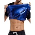 thumbnail image 1 of Lilvigor Sauna Shirt for Men,Short Sleeve Sweat Suit for Weight Loss Men,Mens Body Shaper Slimming Sauna T-Shirt Top for Gym Exercise, 1 of 6