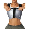 thumbnail image 1 of Lilvigor Sauna Suit Sweat Waist Trainer Slim Vest for Women Belly Fat Burning Workout Tank Top Shaper with Zipper, 1 of 7
