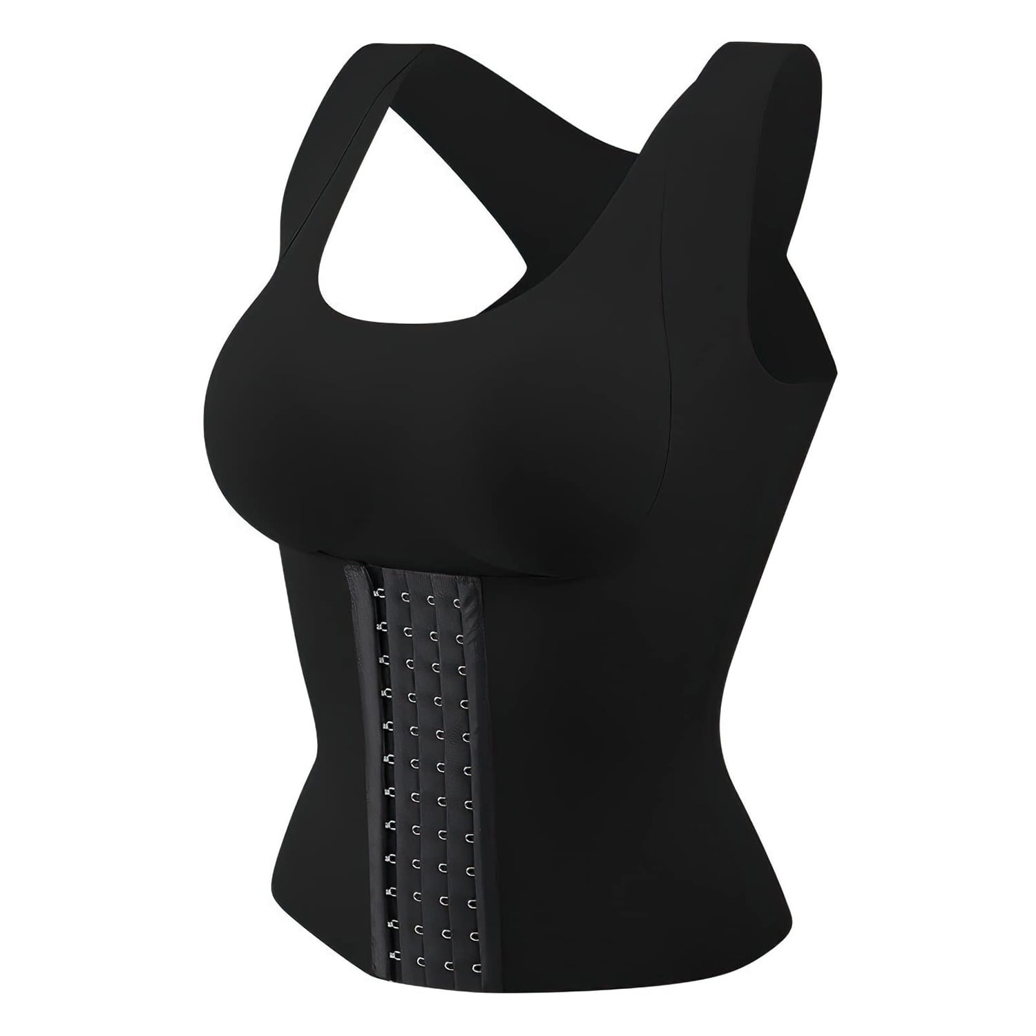 Lilvigor Snatch Bra 3 in 1 Waist Trainer Bra Waist Buttoned Bra Shapewear Women Waist Trainer Corset Tummy Control Body Shaper Walmart