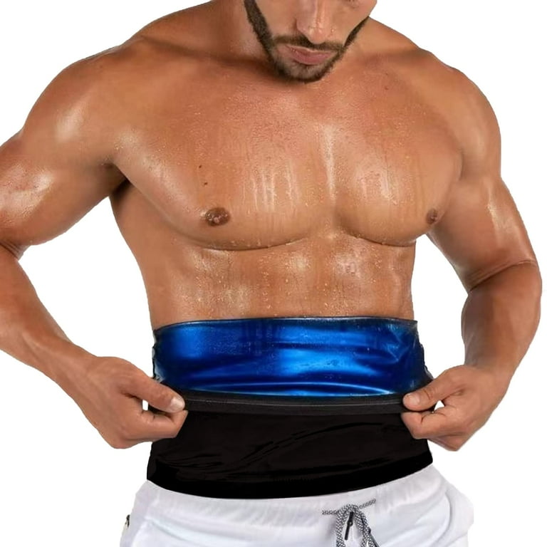 Lilvigor Sweat Waist Trimmer Sauna Belt Body Shaper for Men Workout Loss Belly Fat Burner Slimming Band Tummy Control Girdle